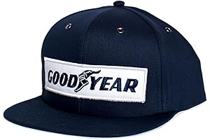 Goodyear Vintage Hat: Nostalgic Racing Embroidered Flat Cap