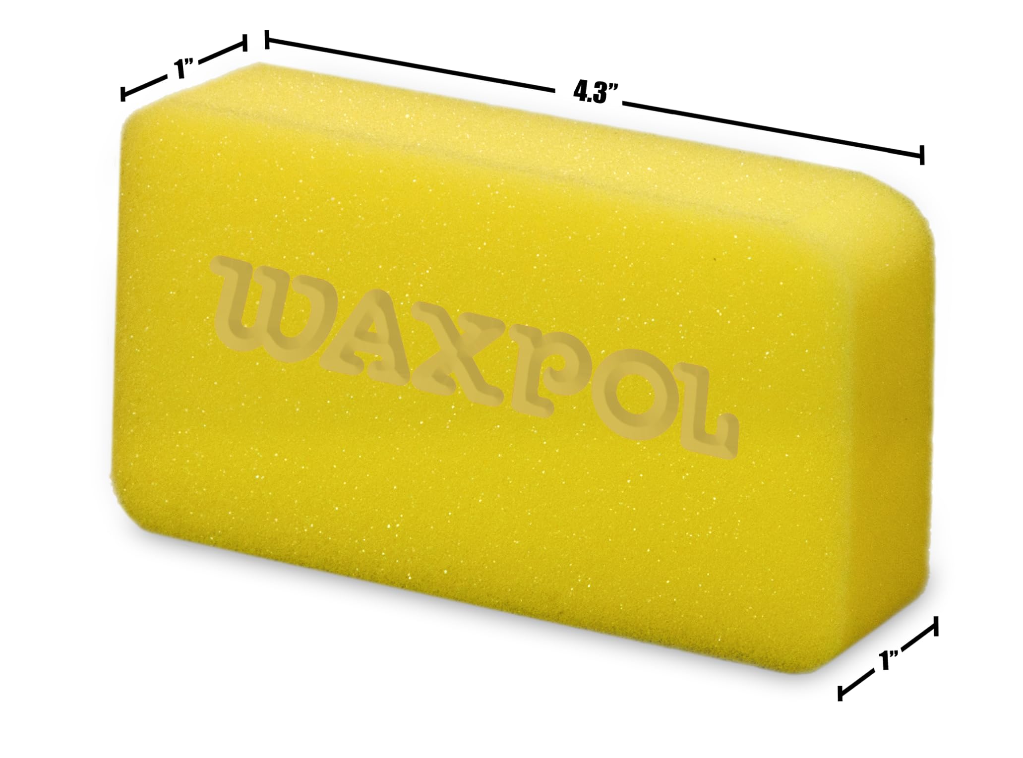 Waxpol Soft Foam Applicator Sponge (Pack of 6) for Car Polish & Wax Application 1