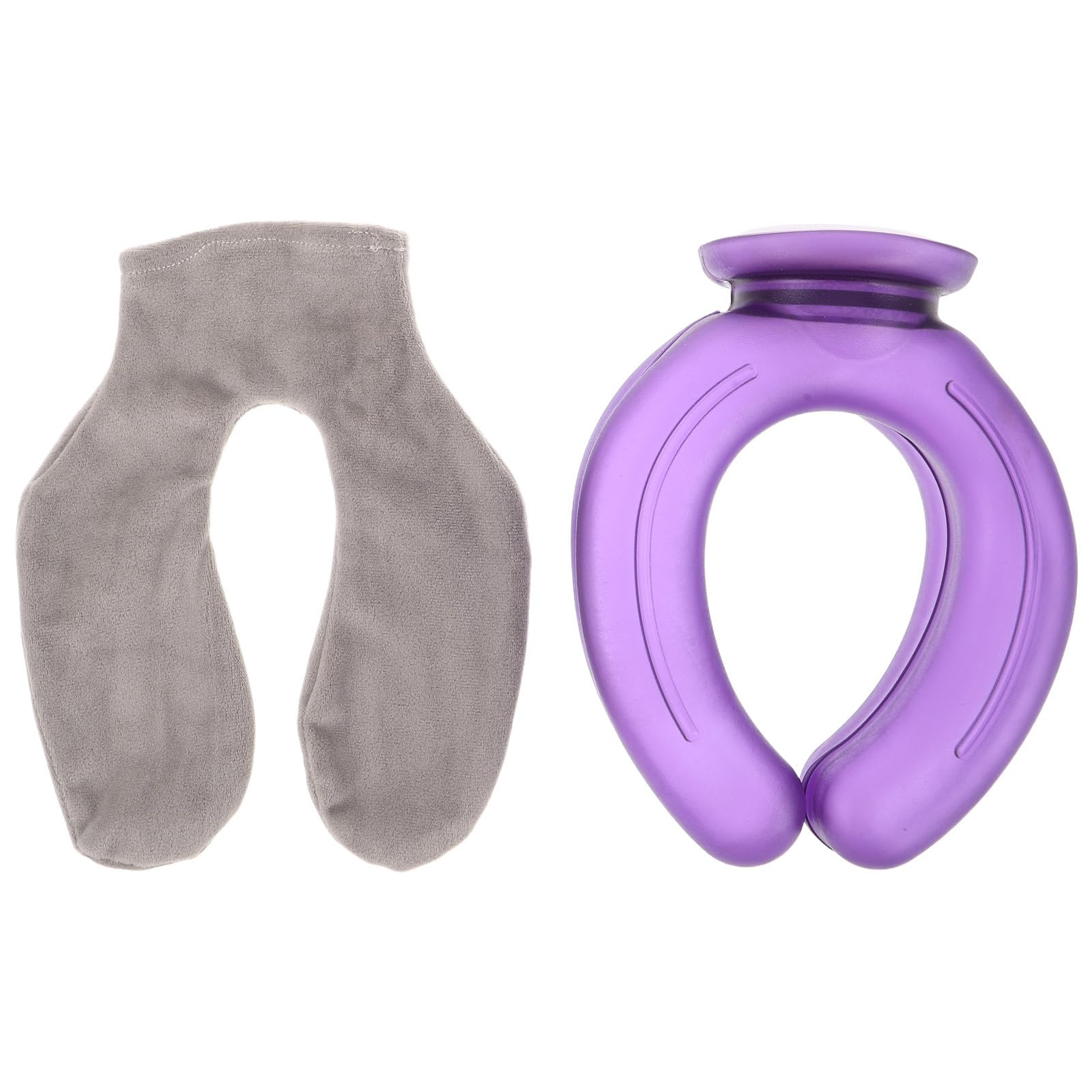 TOYANDONA Borsa dell'acqua calda: borsa dell'acqua calda antideflagrante a forma di U, cuscinetti riscaldanti, scaldamani per collo e spalle, impacco caldo, cuscino riscaldante per il collo