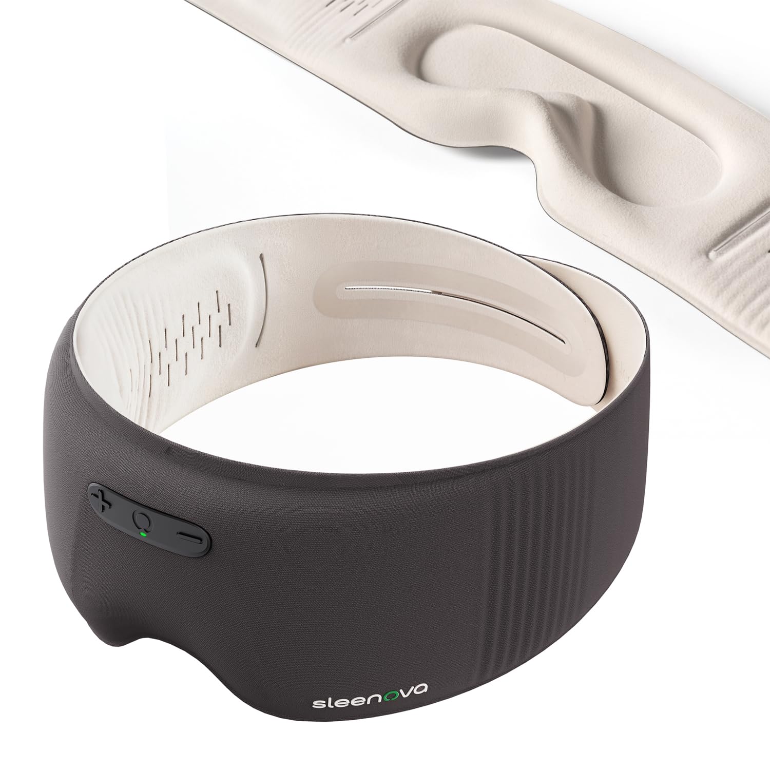 Photo 1 of Sleenova Sleep Eye Mask with Bluetooth Headphones - Side Sleeper Optimized with Integrated Offline Audio for Phone-Free Use - 3 Modes for Rest, Nap & Travel
