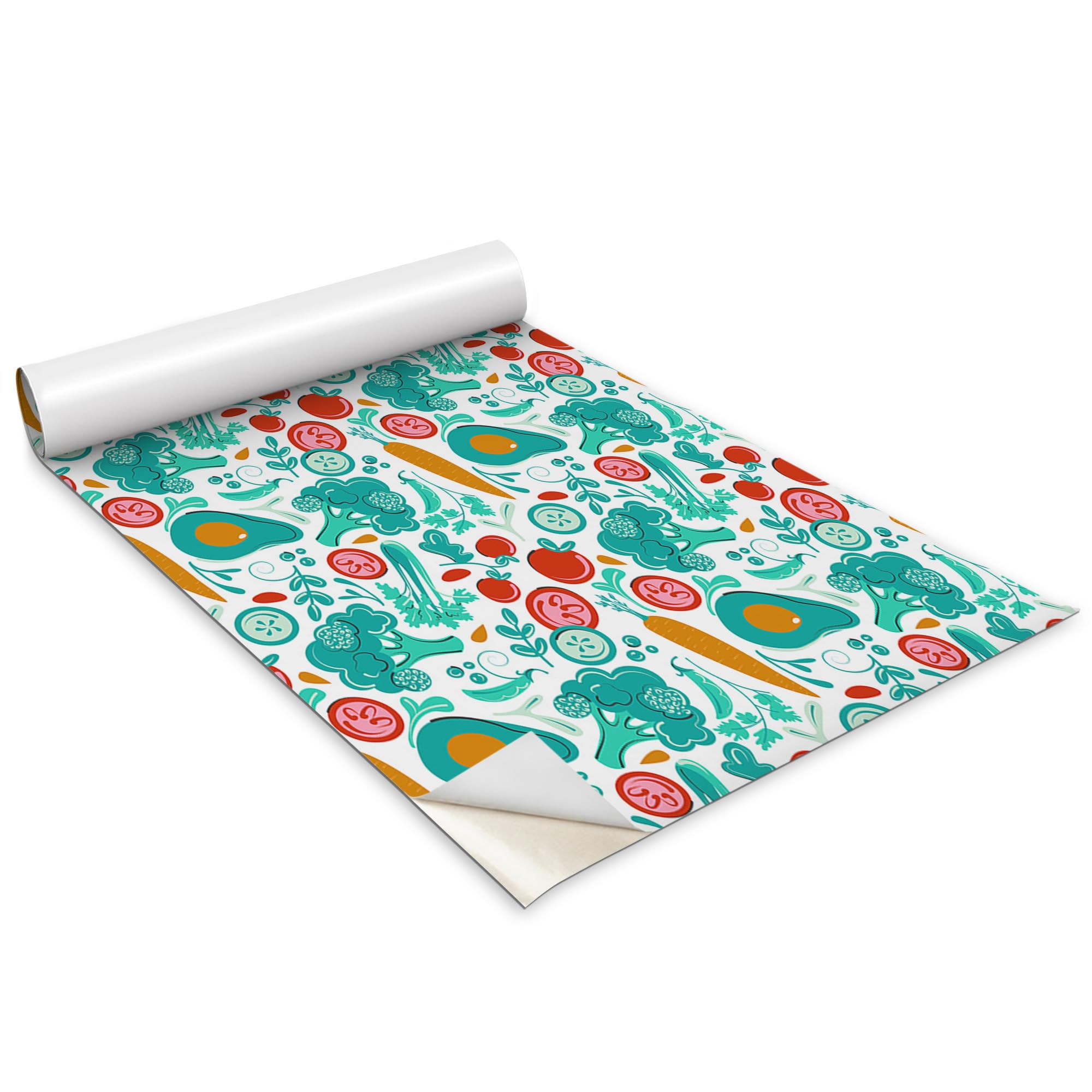 Rouleau Adhesif 100x50 cm Papier Peint pour Cuisine Salon Sticker Meuble Autocollant