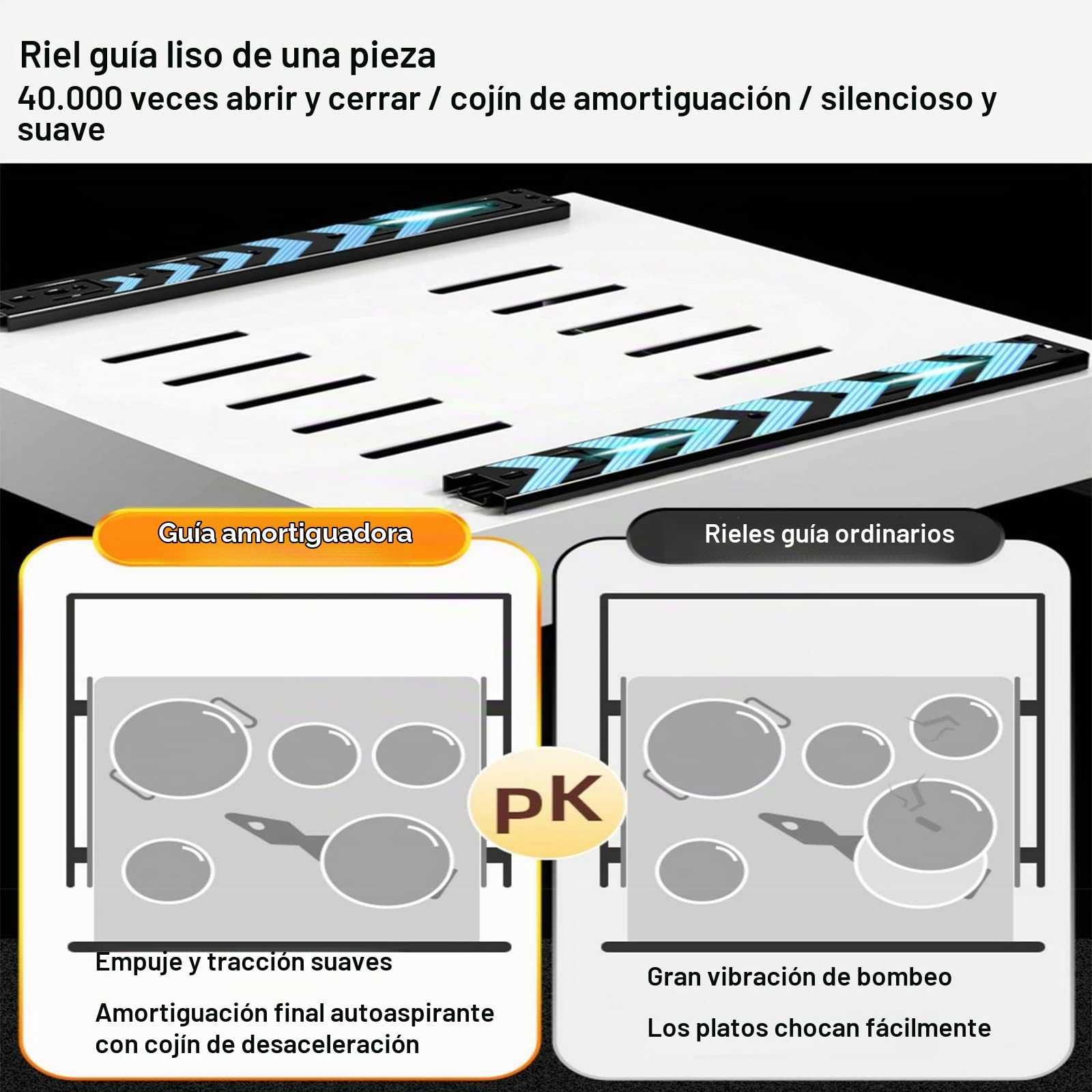 IMPREC Almacenamiento Deslizante Debajo, Estante De Almacenamiento Deslizante For Debajo del Fregadero De 2 Niveles Estantes De Almacenamiento De Cajón Deslizante (Color : Bianco, Size : 25x43x9cm)