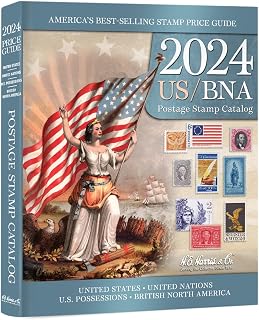 H.E. Harris US/BNA 2024 Postage Stamp Catalog: Full-Color Guide with Market Prices, Identifier & Grading