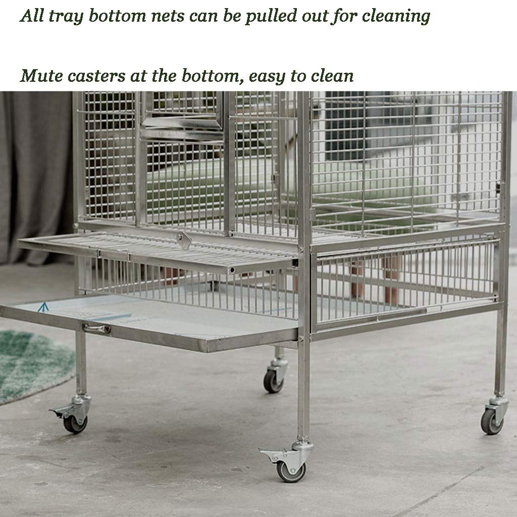 Amazon.co.jp: 鳥かご・ケージ 豪華な大型オウムケージ、 304