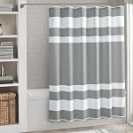 Madison Park Shower Curtain Spa Waffle Weave Shower Curtain for Bathroom 3M Scotchgard Moisture Management, Spa Quality Modern Shower Curtains for Bathroom, Standard 72x72 Sage Green
