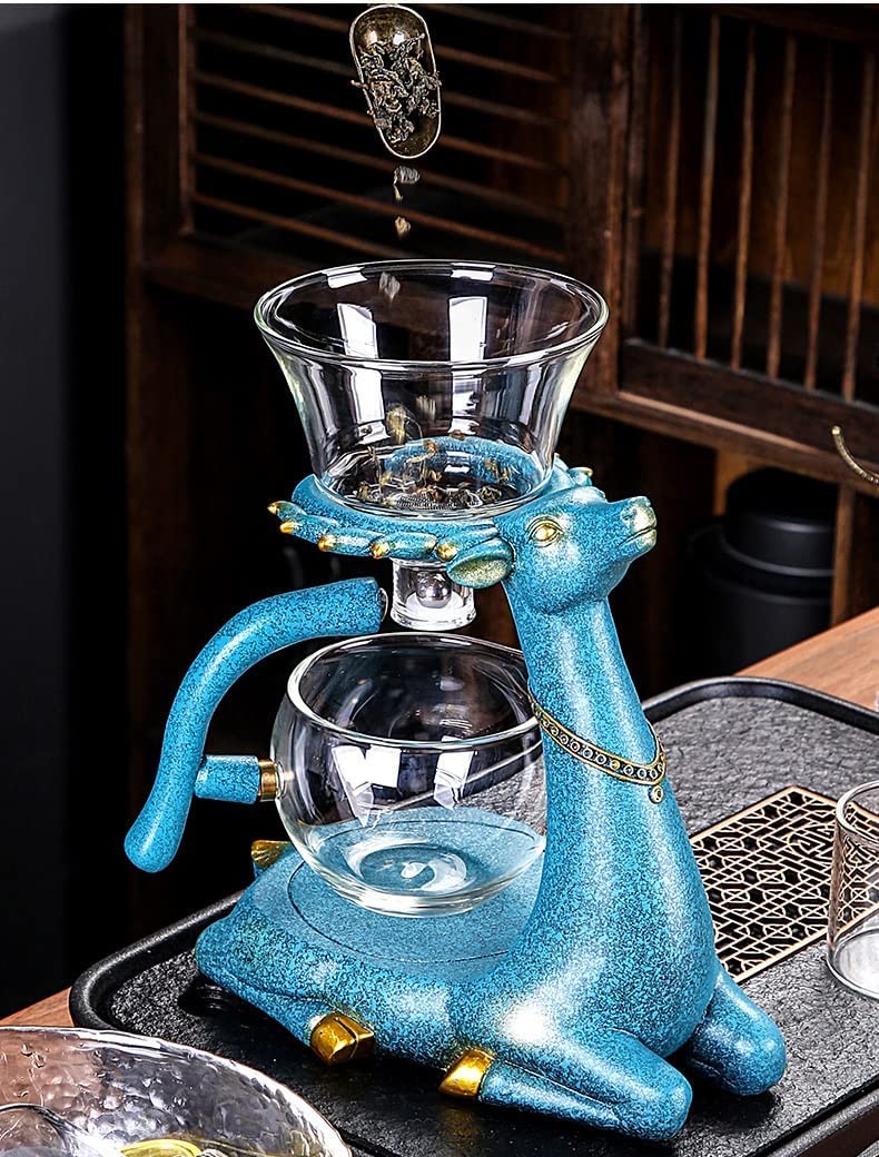 RAEF Hittebestendige Glazen Thee Set Magnetische Water Omleiding