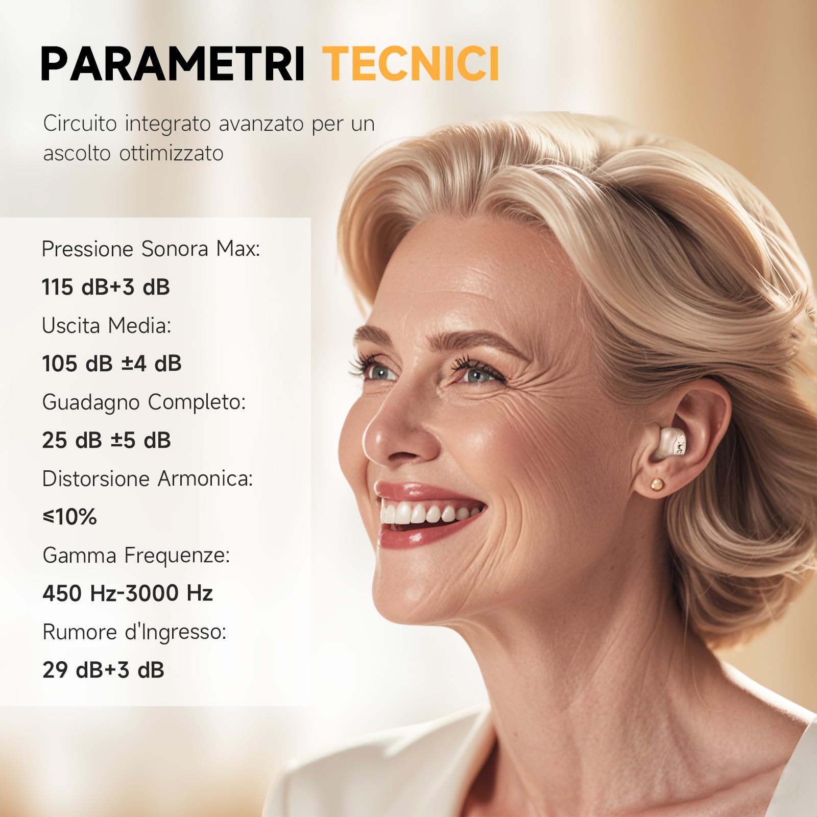 Britzgo Nuovo dispositivo di cancellazione del rumore Compatto e portatile con custodia di ricarica (Beige)