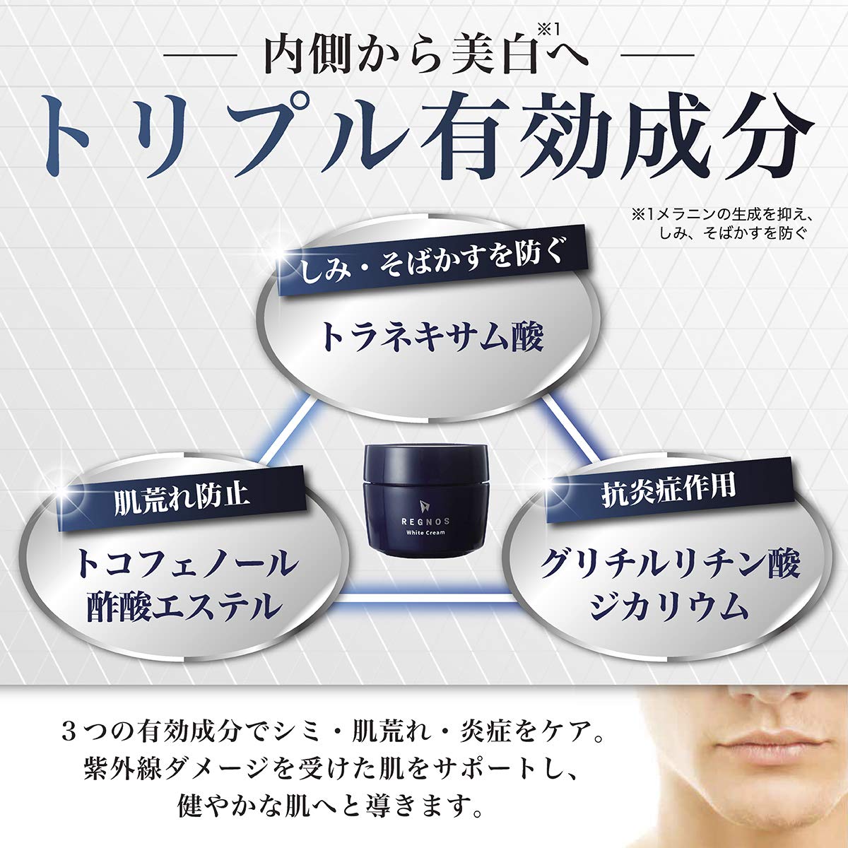 Amazon | しみ シミ 日焼け 対策 美白クリーム ホワイトクリーム 