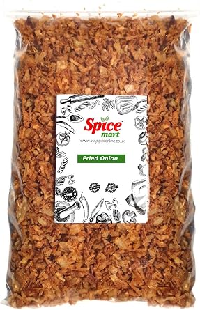 Fried Onions | Onion Flakes Dried | Crispy Onion | Barista | Premium Quality Free UK P&P 50g-1.9kg 90g