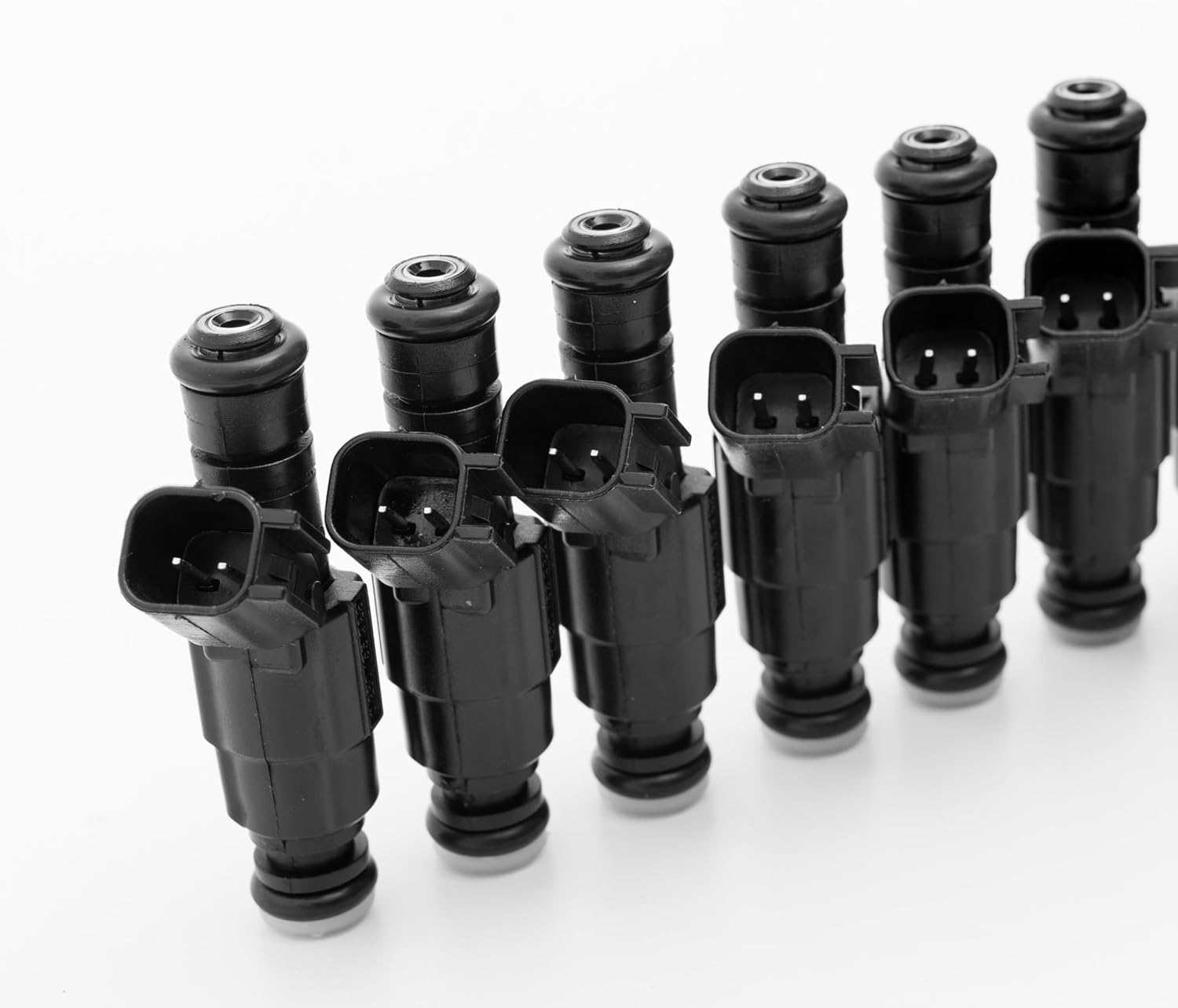 6X Upgrade 4-Hole Fuel Injectors For 1999-2004 Jeep TJ Wrangler & Cherokee 4.0L