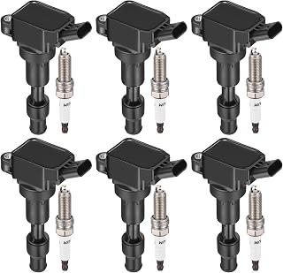 BDFHYK Ignition Coil UF863 and Spark Plug 93175 for Kia Sedona 2018-2020
