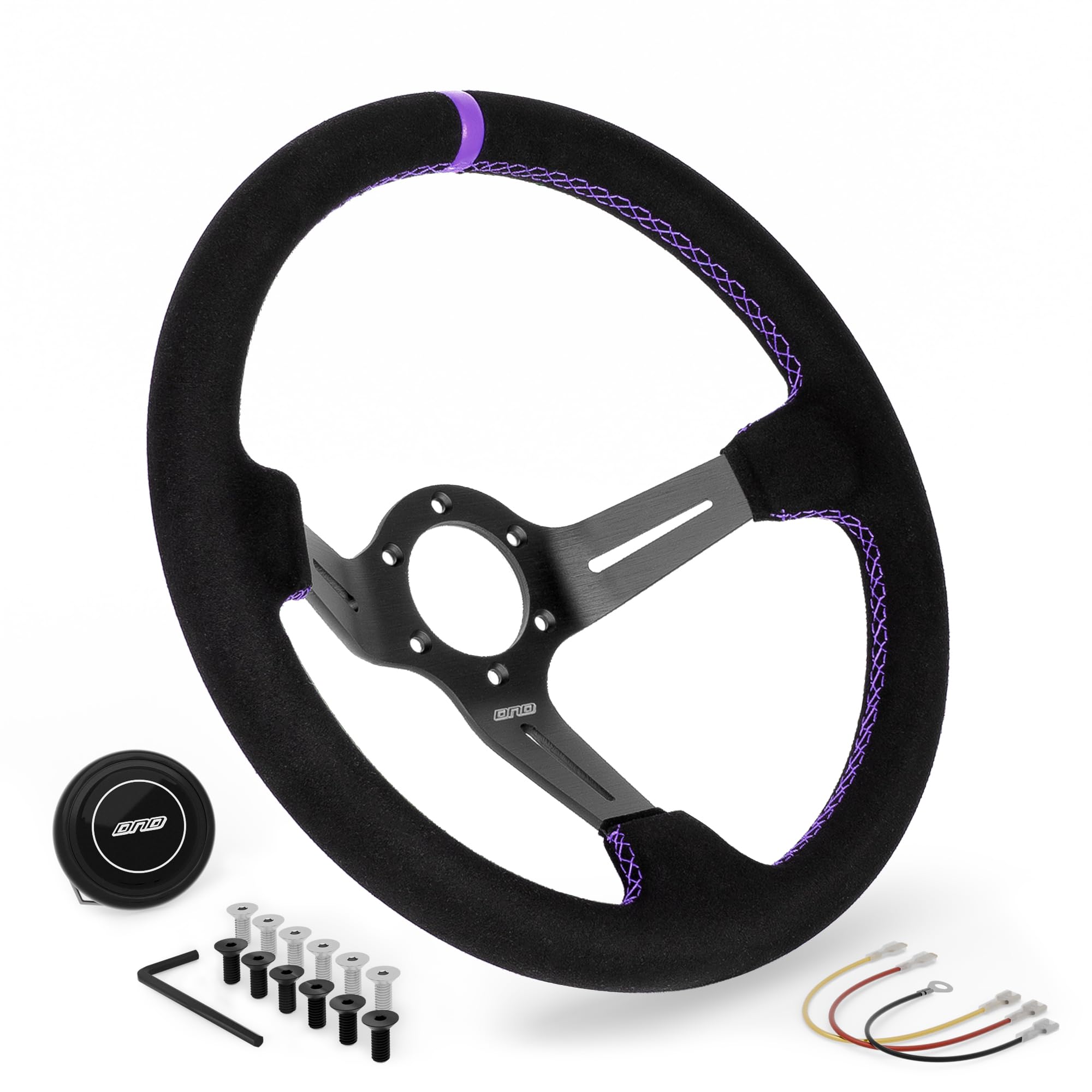 Amazon.com: DND Performance Interior's Suede Race Wheel with