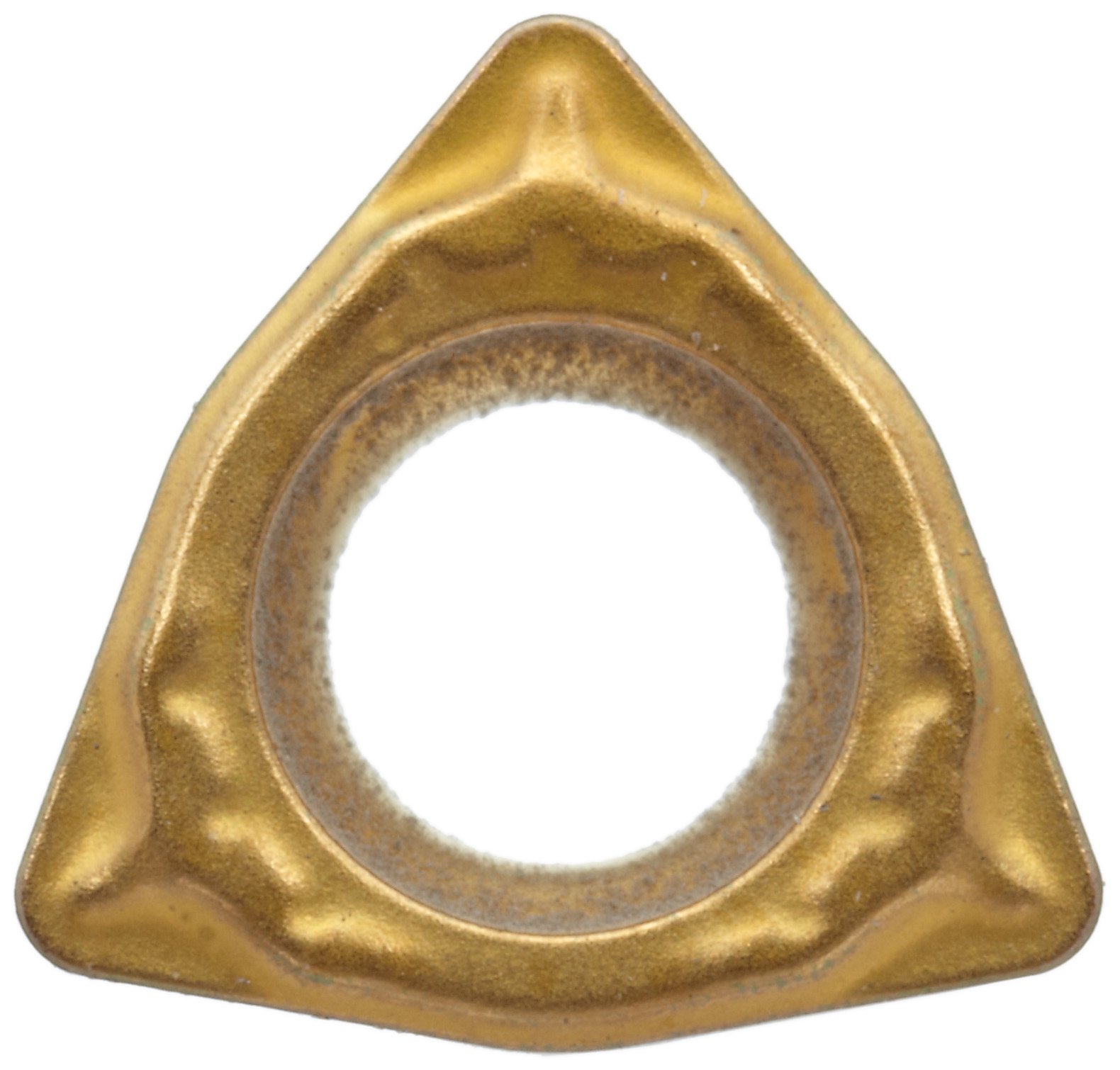 Sandvik Coromant CoroTurn 111 Carbide Turning Insert, WPMT, Trigon, MF Chipbreaker, GC2025 Grade, Multi-Layer Coating, WPMT 1.2(1)1-MF, 5/32" iC, 0.0157" Corner Radius (Pack of 10)