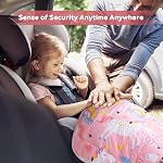 Sivio Paillasson 2lbs 100% Couverture en coton pour les enfants Couverture lap pondérée sensorielle pour les jeunes à l'extérieur pour enfant, 19 x 21 Licorne rose de pouce