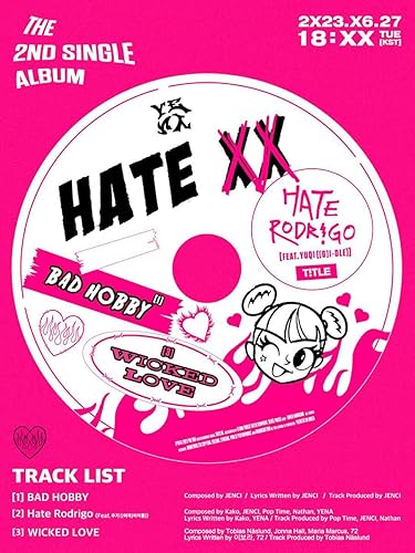 Miniatura 3 de YENA HATE XX 2nd Single Album ( HATE Ver ) K-POP SEALED