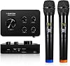 Sound Town Wireless Microphone Karaoke Mixer System, Supports HDMI ARC, Optical Toslink, Smart TV, Media Box, PC, Bluetooth, Soundbar, Receiver, AUX SWM15-PROS
