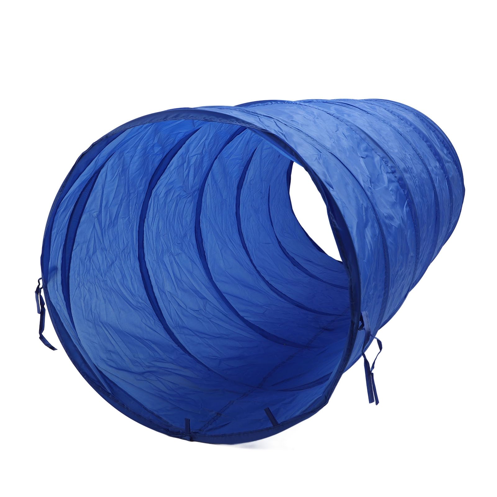 Agility-Tunnel für Hunde, Robuster, Zusammenklappbarer Spieltunnel für Training und Übungen, Tragbar, 60 X 150 cm, Blau, für Outdoor-Aktivitäten