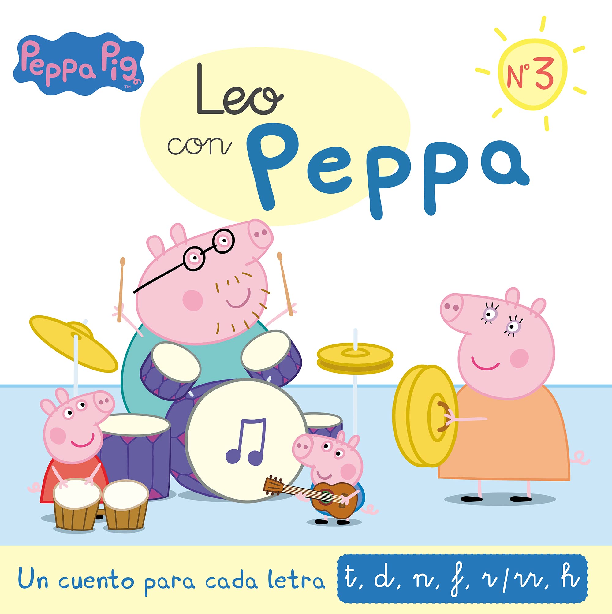 Peppa Pig. Lectoescritura - Leo con Peppa. Un cuento para cada letra: t, d, n, f, r/​rr, h (Altea)