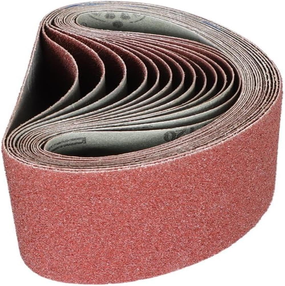 15x Mix 4" x 24" Sanding Belts Aluminium Oxide 40/80/120 Grit Sander Abrasive for Genuine for OEM Replacement