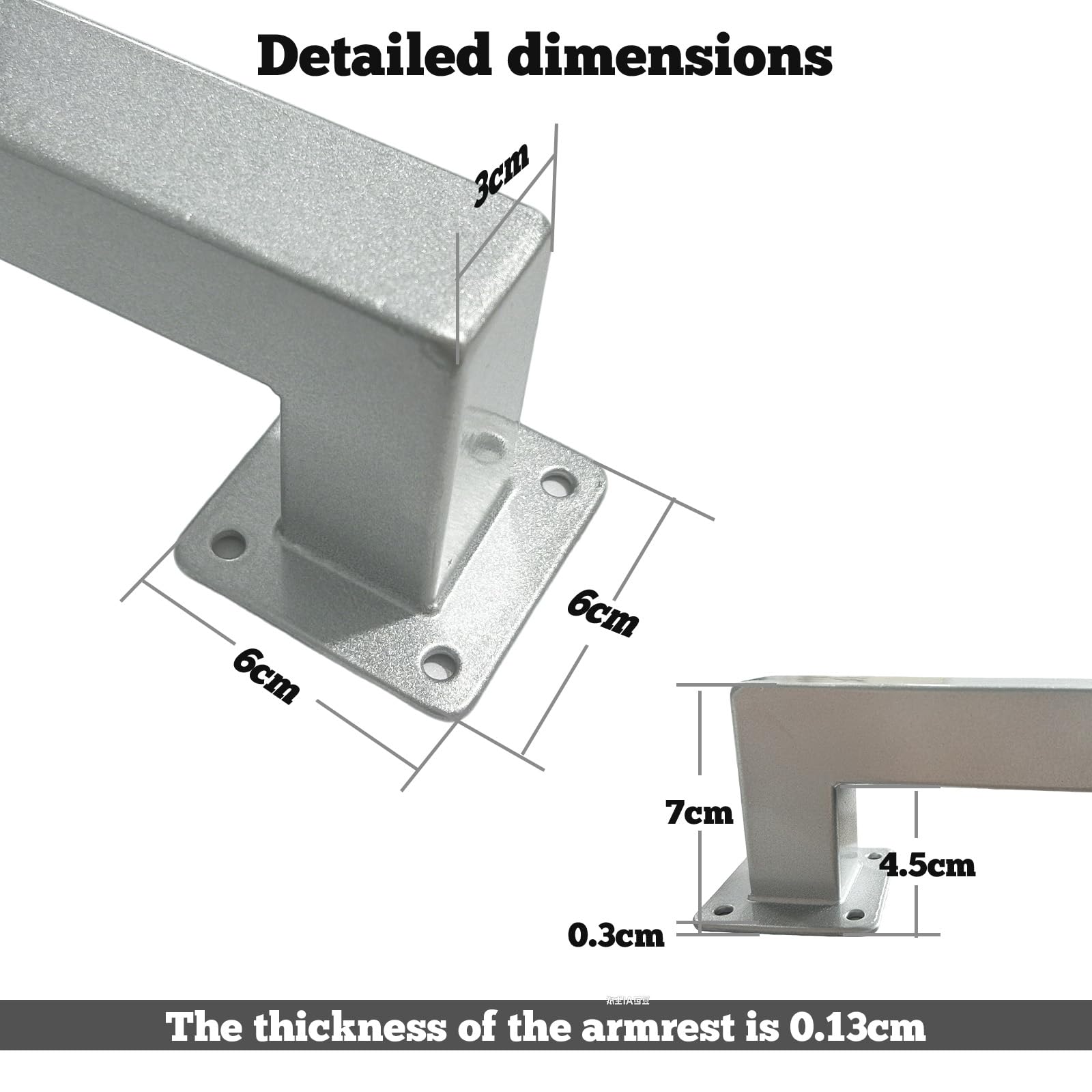 Corrimano – ringhiera per scale interne – ringhiera per scale, 120 cm, in argento per scale, esterni/interni in acciaio inox (argento, 120 cm)