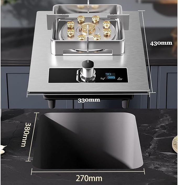 Estufa de Gas 1 Quemador 5.2KW Empotrable Multigas miniatura 2
