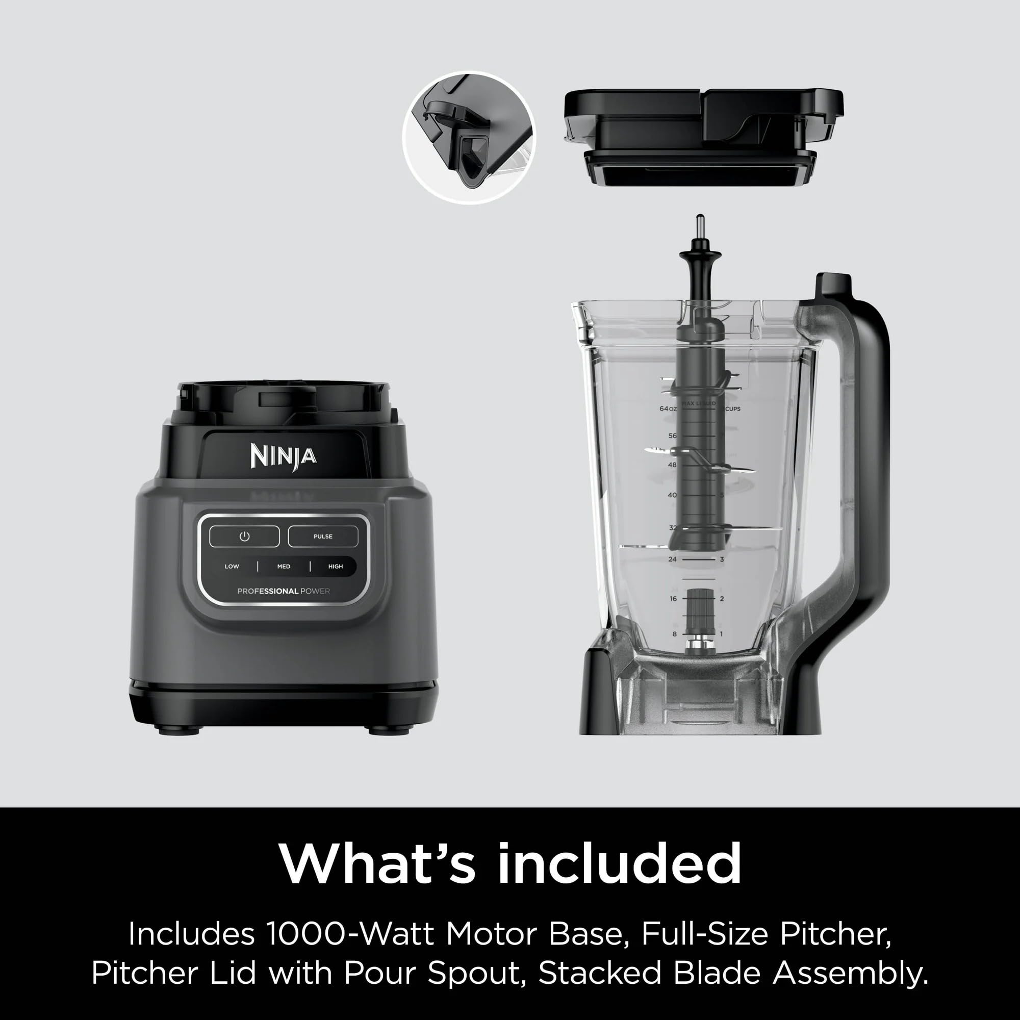 Amazon.com: Ninja Professional 72 Oz Countertop Blender with