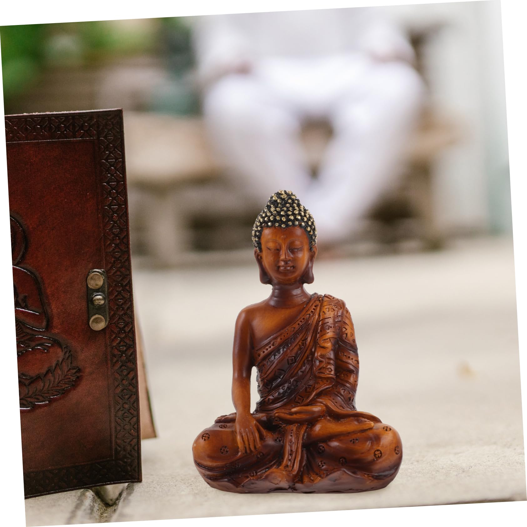 Amazon｜jojofuny 仿佛像装饰品 禅スル樹脂製仏像 独特なデザインで