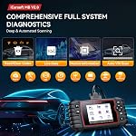 iCarsoft MB V2.0 fit for Mercedes Benz/Sprinter/Smart, Full Systems Diagnostic Tool, OBD2 Scanner with 8 Resets/Live Data/Battery Test/Module Info, Lifetime F-Ree Update