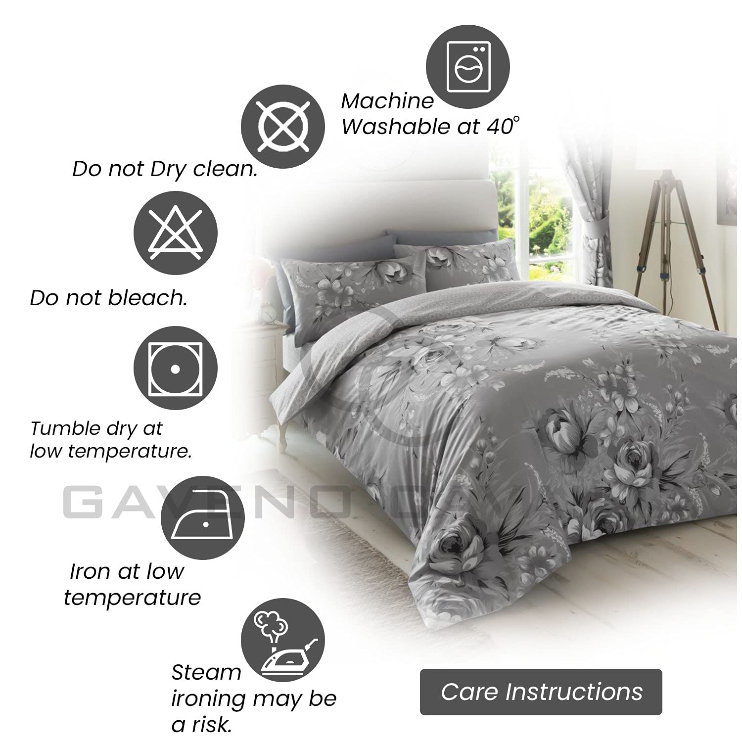 Kawaii Rainbow Kids Comforter Set King Size, set di biancheria da letto con nuvole carine e