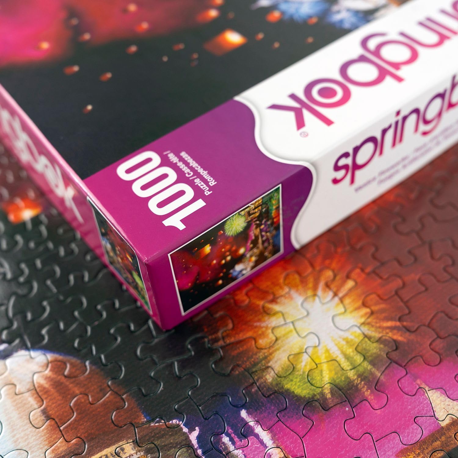 Springbok Venice Fireworks 1000 Piece Jigsaw Puzzle for Adults - Unique Cut Pieces - Made in USA
