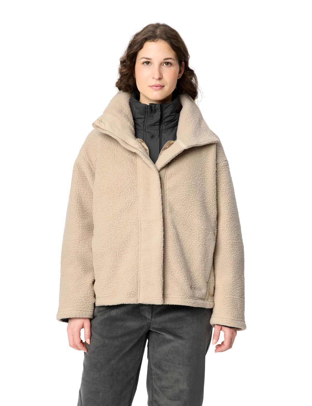 VAUDE Women's Joy kurtka 3 w 1, swobodna, miejska kurtka 3 w 1 dla kobiet, która jest częścią koncepcji krążenia, z wyjmowaną kurtką wewnętrzną