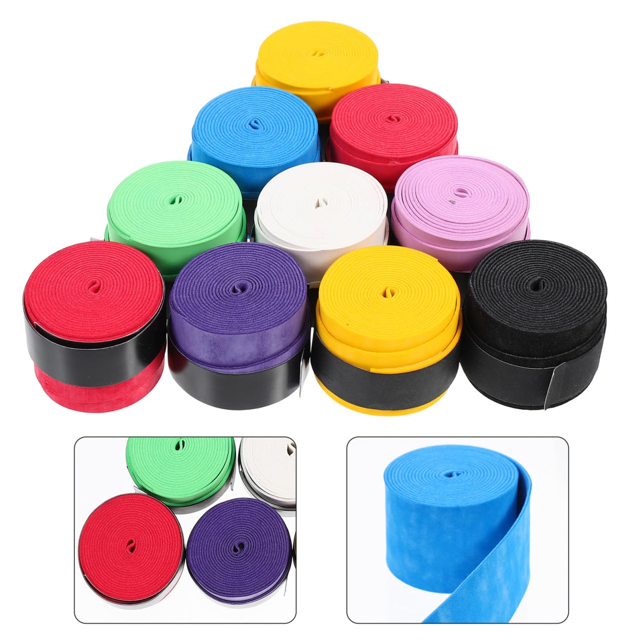 BESPORTBLE Colla per da Badminton Condotto Nastro per Racchette da Tennis Band Racchette Tennis Tape Sportivo Overgrip da Tennis Nastro per Impugnatura della Racchetta