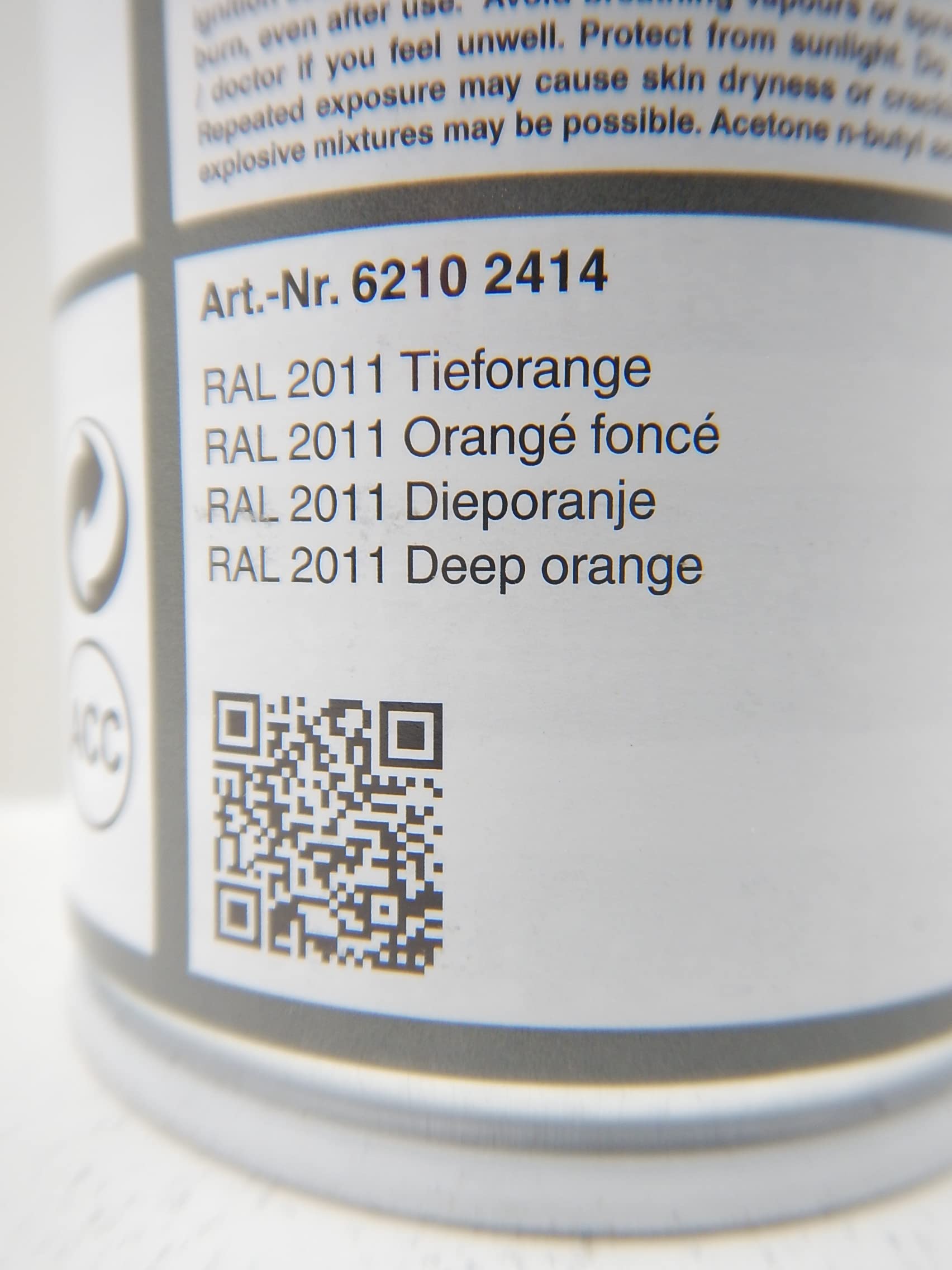 4-in-1 Rostschutzlack Spray Nach RAL 2011 Tieforange – Dickschichtlack Made In Germany