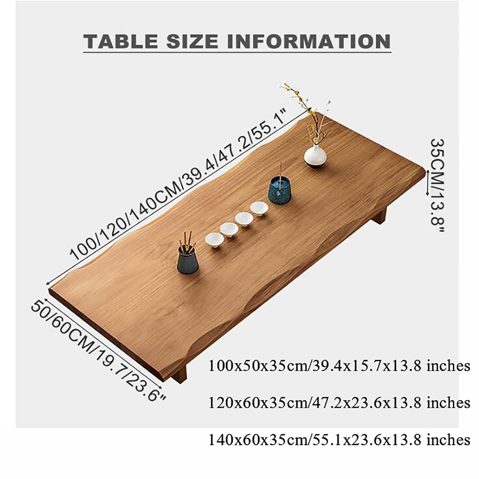 Amazon.com: DXYDZSWD Japanese Low Table，Coffee Table Floor Tea