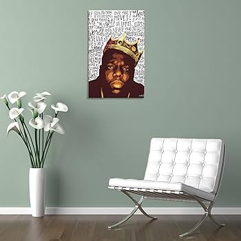 Amazon.co.jp: BiggieSmallsラッパーポスターヒップホップポスター