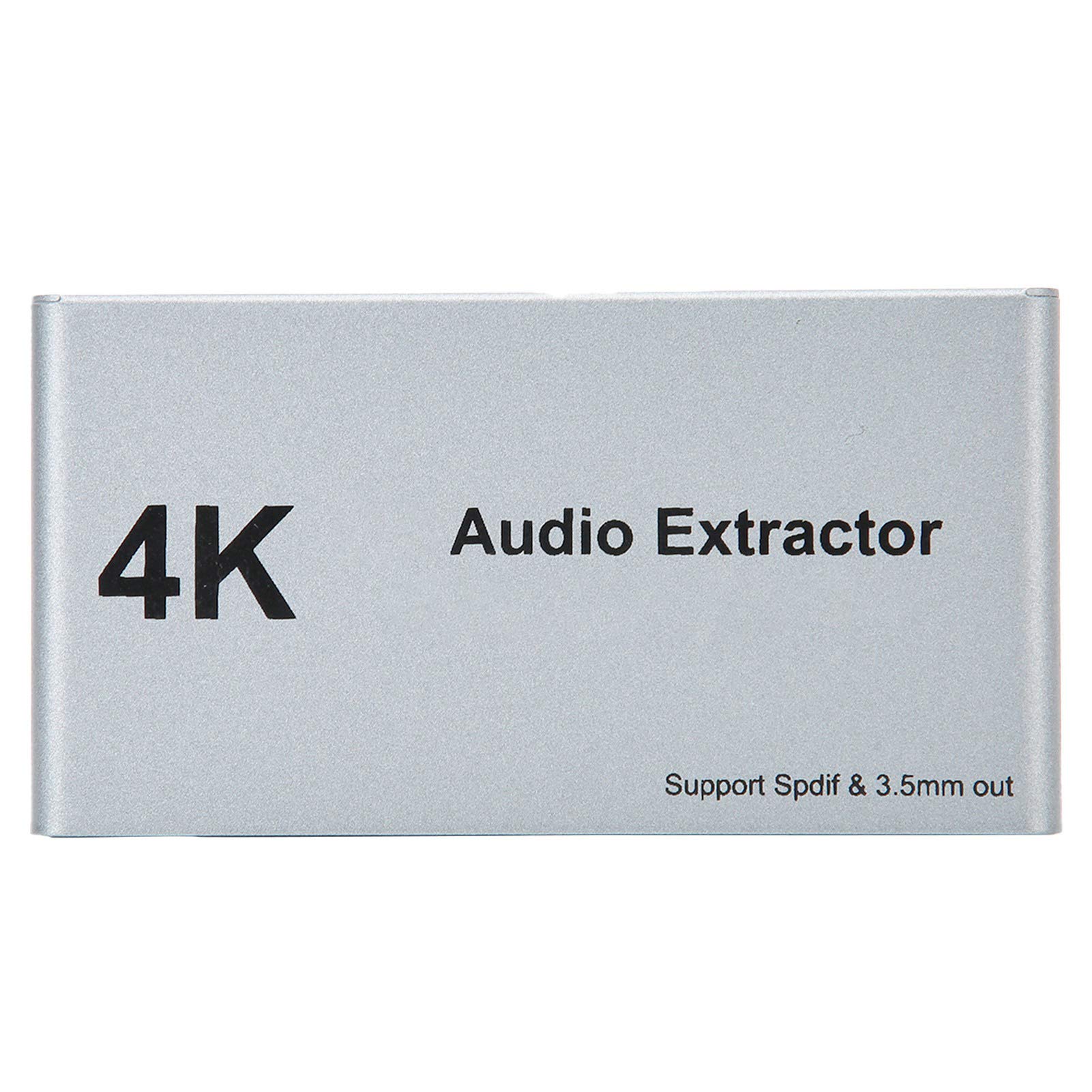 Commutateur HDMI Répartiteur HDMI 4K, 2 en 1 Sortie 2 X 1 Distributeur d'extracteur Audio HDMI, 2 à 1 Adaptateur de convertisseur Audio HDMI Splitter avec SPDIF Optique + Jack 3,5 mm