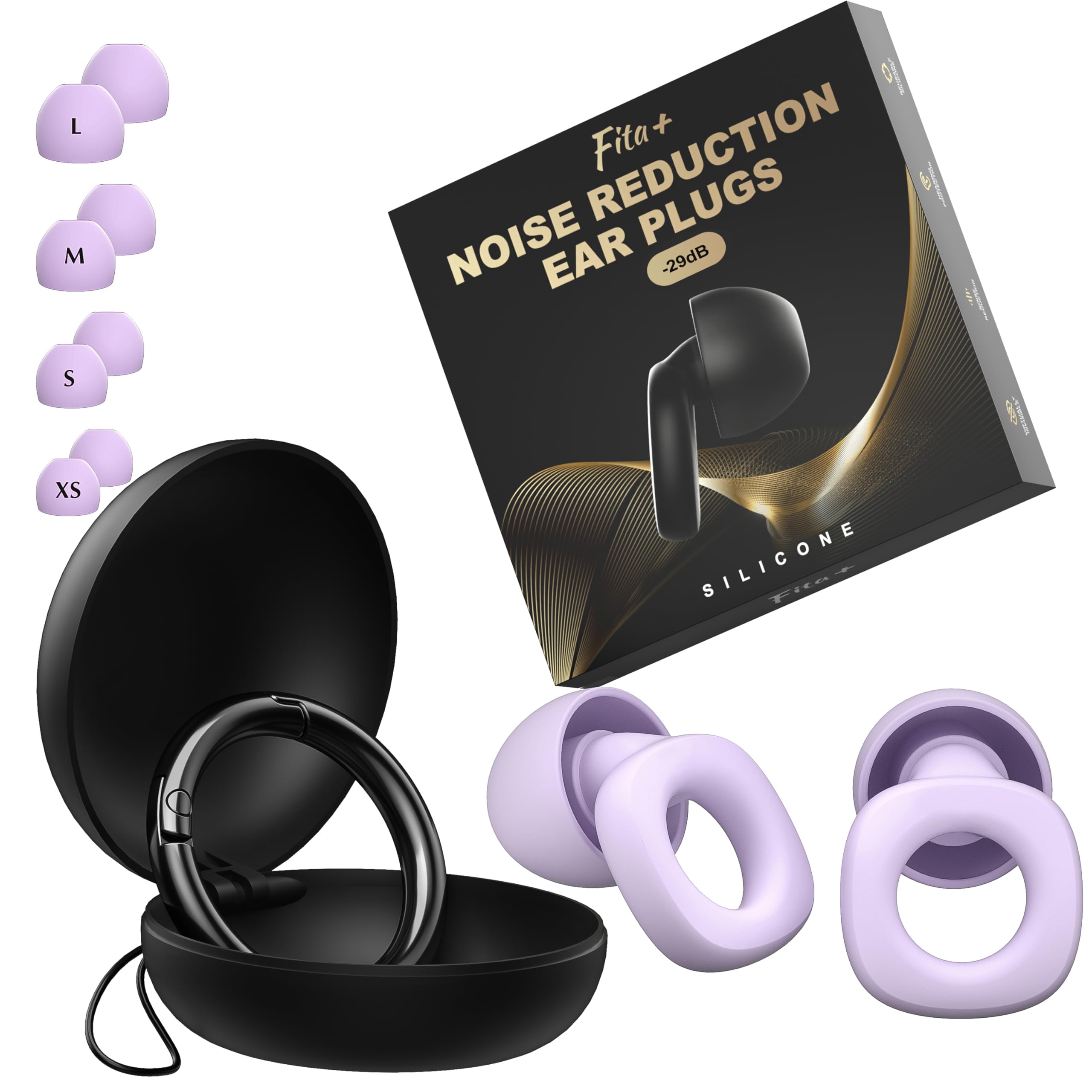 Soft EarPlugs for Sleep,Reusable Earplugs for Noise Reduction