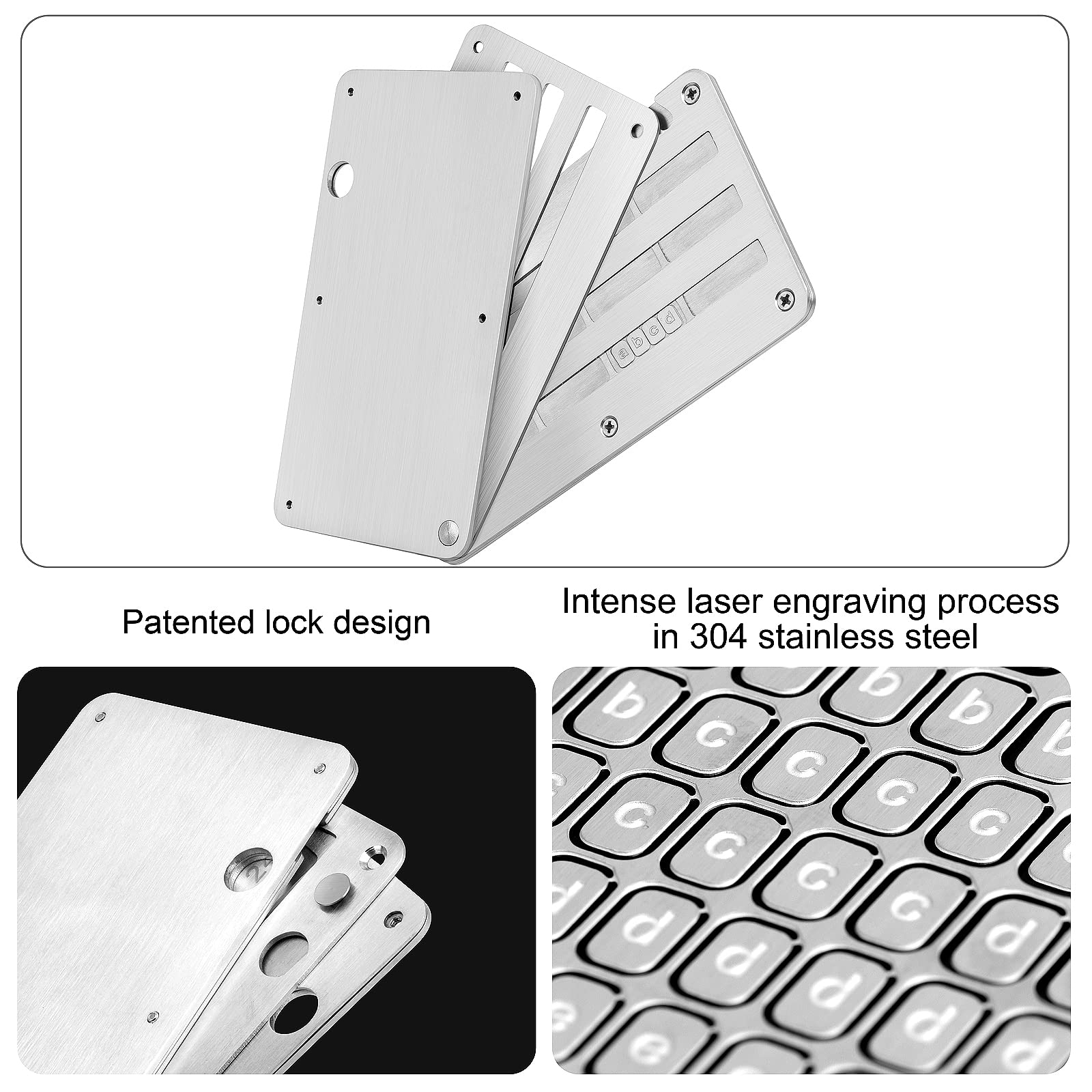 Edelstahl Seed Backup Für Bitcoin 24 Wörter Crypto Seed Bank Stahl - Backup  Für Bitcoin Wallet (24 Wörter) Krypto Sicherung