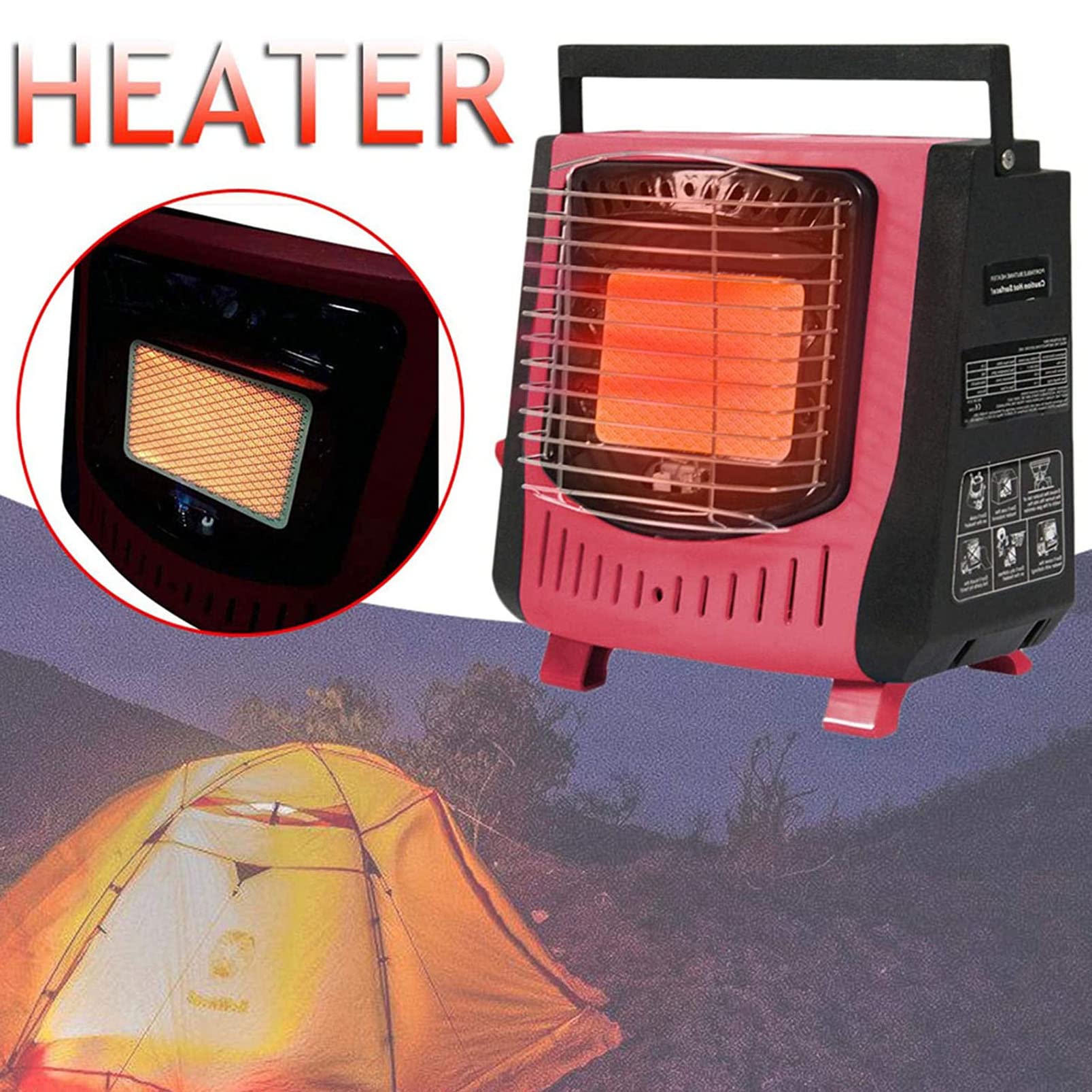 Riscaldatore A Gas Mr Heater MH9BDF - Portatile Per Campeggio, Tende E Garage | Fino A 26m² - Foto 6