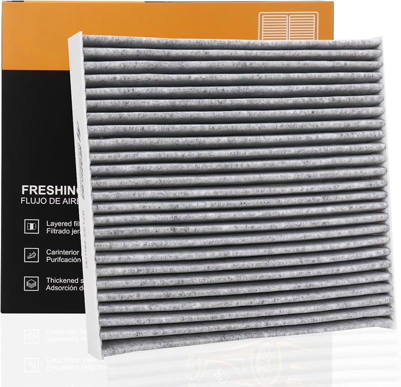 Filtro de ar-condicionado da cabine SUPLABEL com carvão ativado CF12820 para Hyundai, KIA e Genesis – 1 unidade