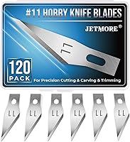 Vista 9 de Paquete de 60 Cuchillas Exacto 11, Cuchillas de Cuchillo de Manualidades de Repuesto, Cuchilla Exacto 11, Recambios de Cuchillas para Cuchillo