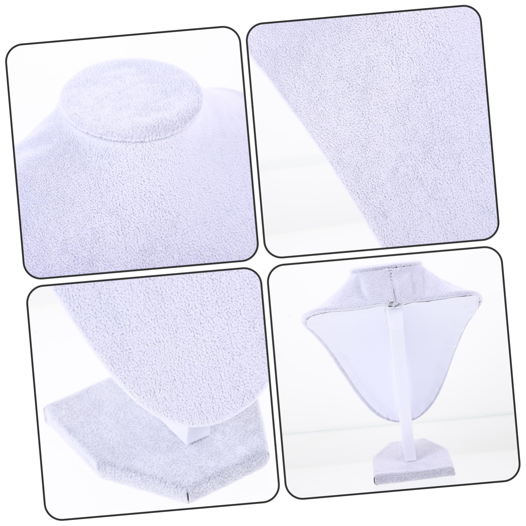 HOOTNEE Necklace Stand Necklace Display Holder Stand Jewelry Bust Rack Jewelry Display Rack Necklace Holder Stand Jewelry Display Stand Chains Organizer Necklace Showcase Rack