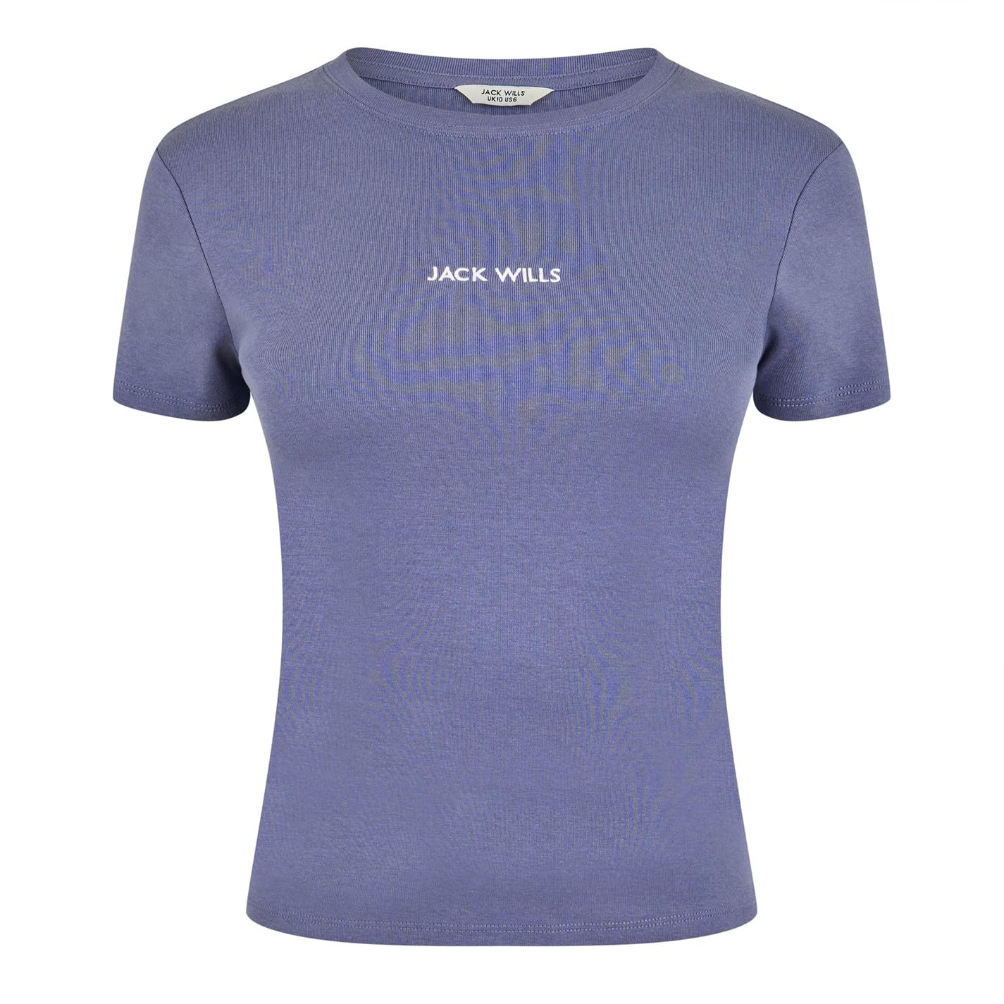 Jack Wills Women's Dusky Blue Baby T-Shirt 6