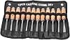 Wood Turning Chisel, 12Pcs 8in High Speed Steel Wood Chisel Sets, Grinder Wood Carving Chisels, Wood Chisel for Modeling, Carving, Cutting