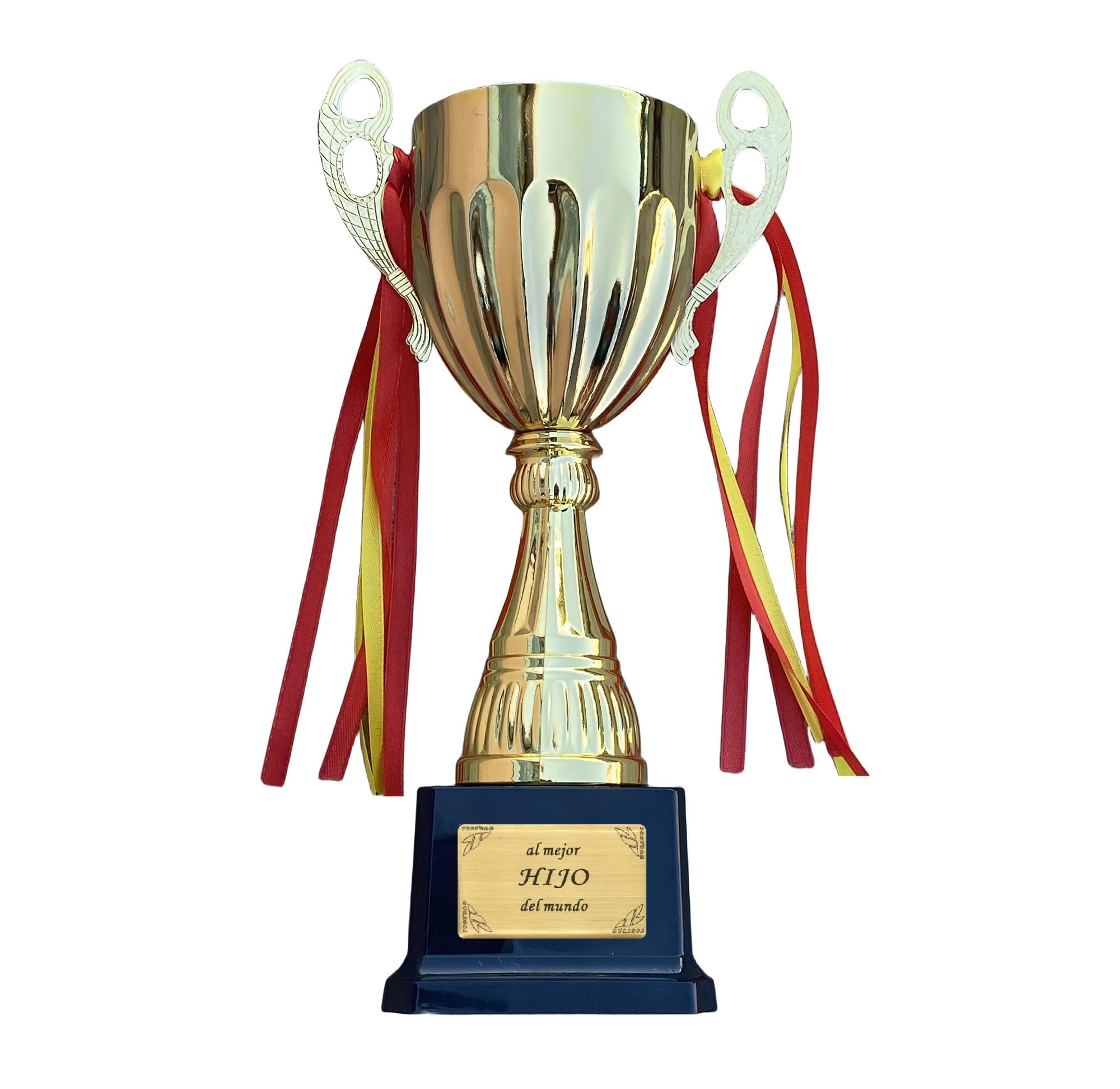 Durabol Premio Copa de Trofeos con Pegatina para Regalos al Mejor del Mundo Una Variedad de Opciones de Texto, Familiares y Amigos. — view 27