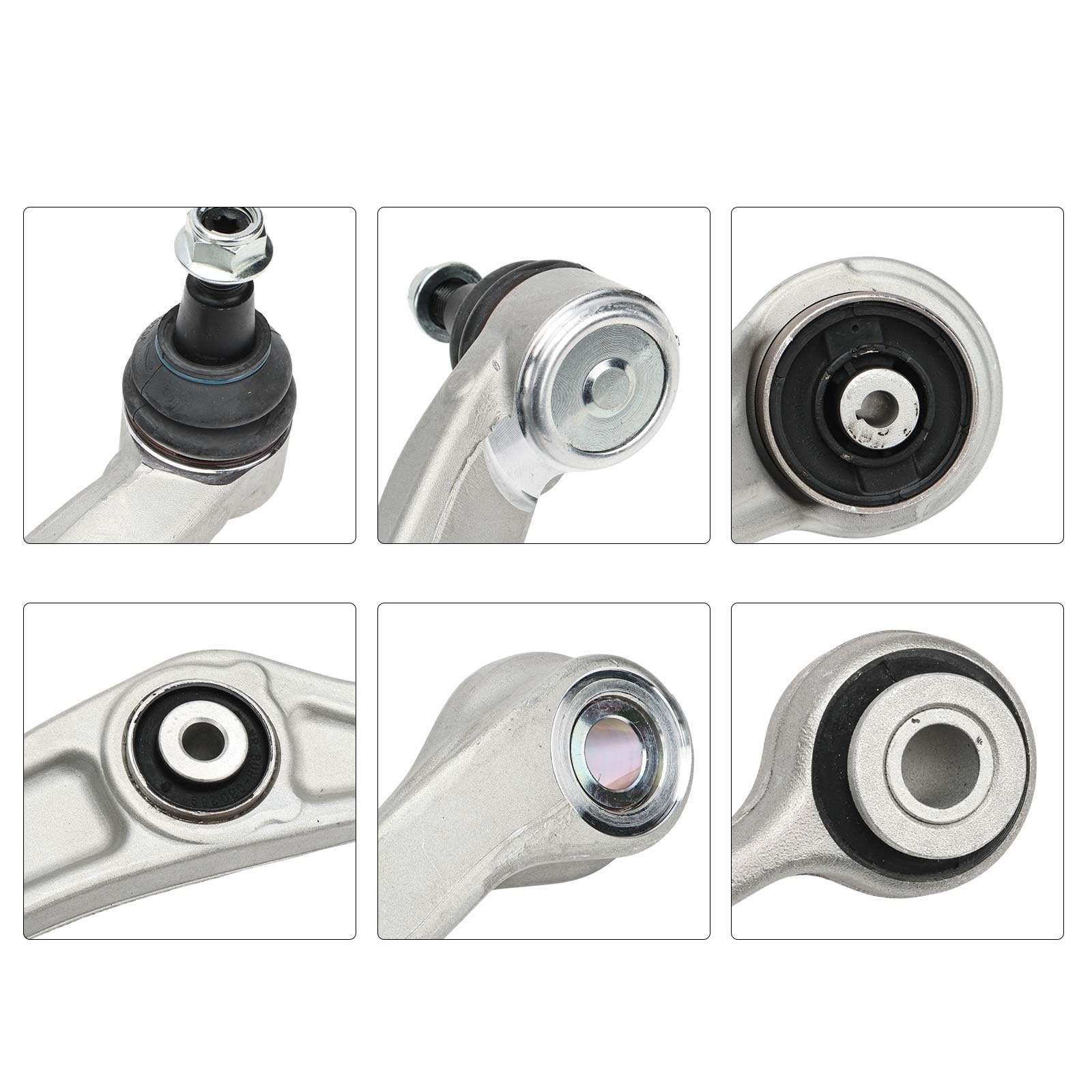Frankberg 2x Biellettes Barre Stab + 8x Bras de suspension Avant Gauche Droite Compatible avec A4 Avant 8K5 Q5 8RB A4 8K2 A4 Allroad 8KH M.a.c.a.n 95B A5 Sportback 8TA A5 8T3 A5 Remplacer# 8K0411317D