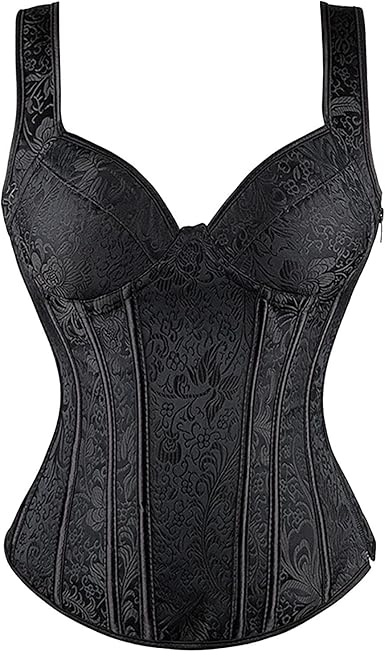 Vintage Korsett Top Damen - Corsage Mit Vollbrust Für Halloween & Cosplay