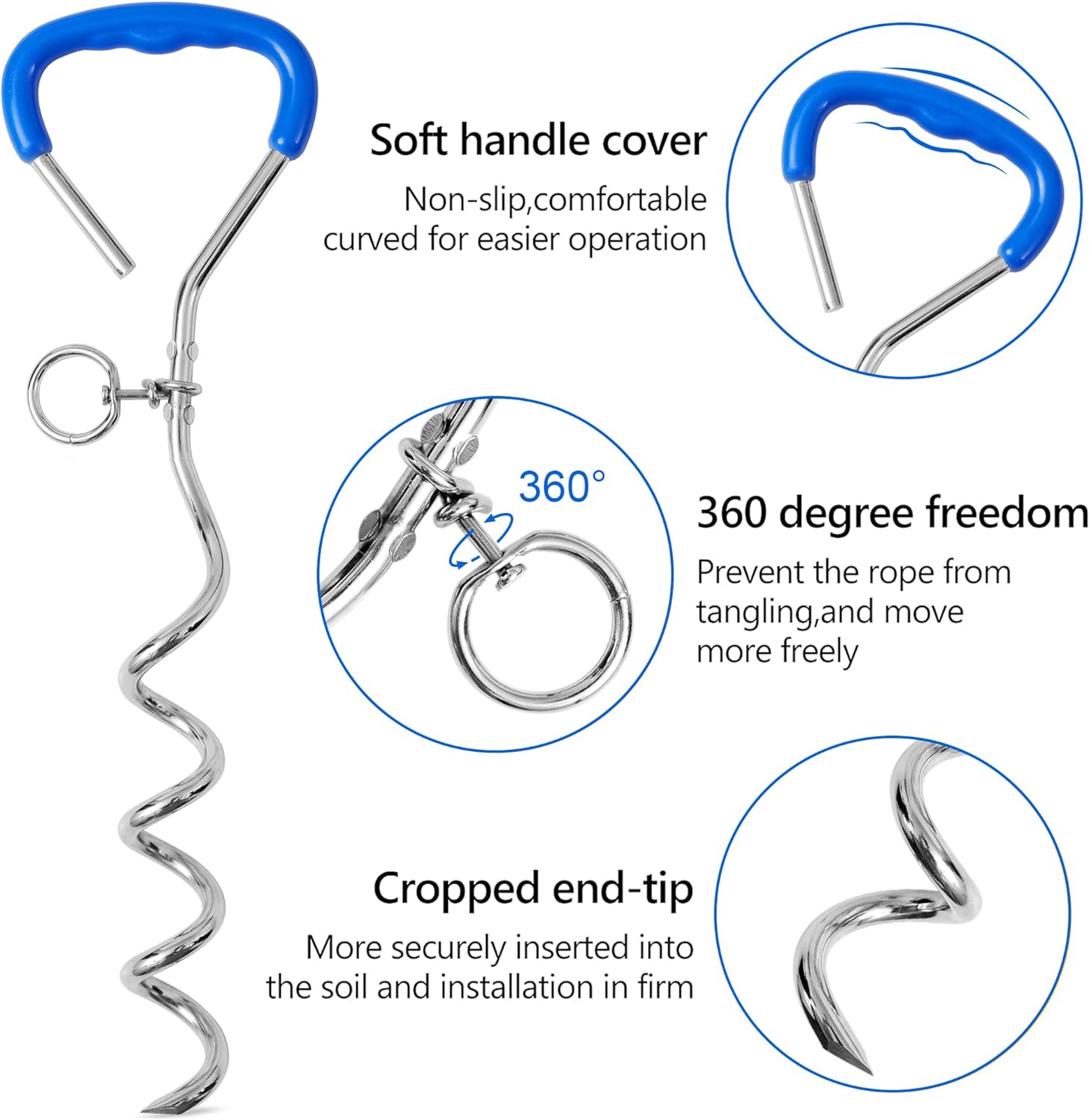 Unleash Freedom: Review of the Ultimate 50FT Dog Tie Out Cable and Stake