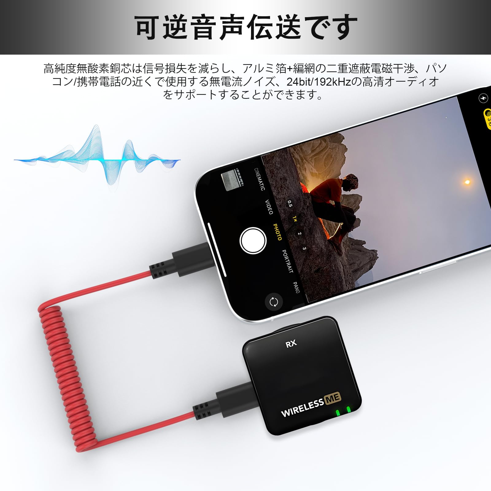 Amazon.co.jp: USB-C to USB Type C マイクケーブル コイル式 Rode