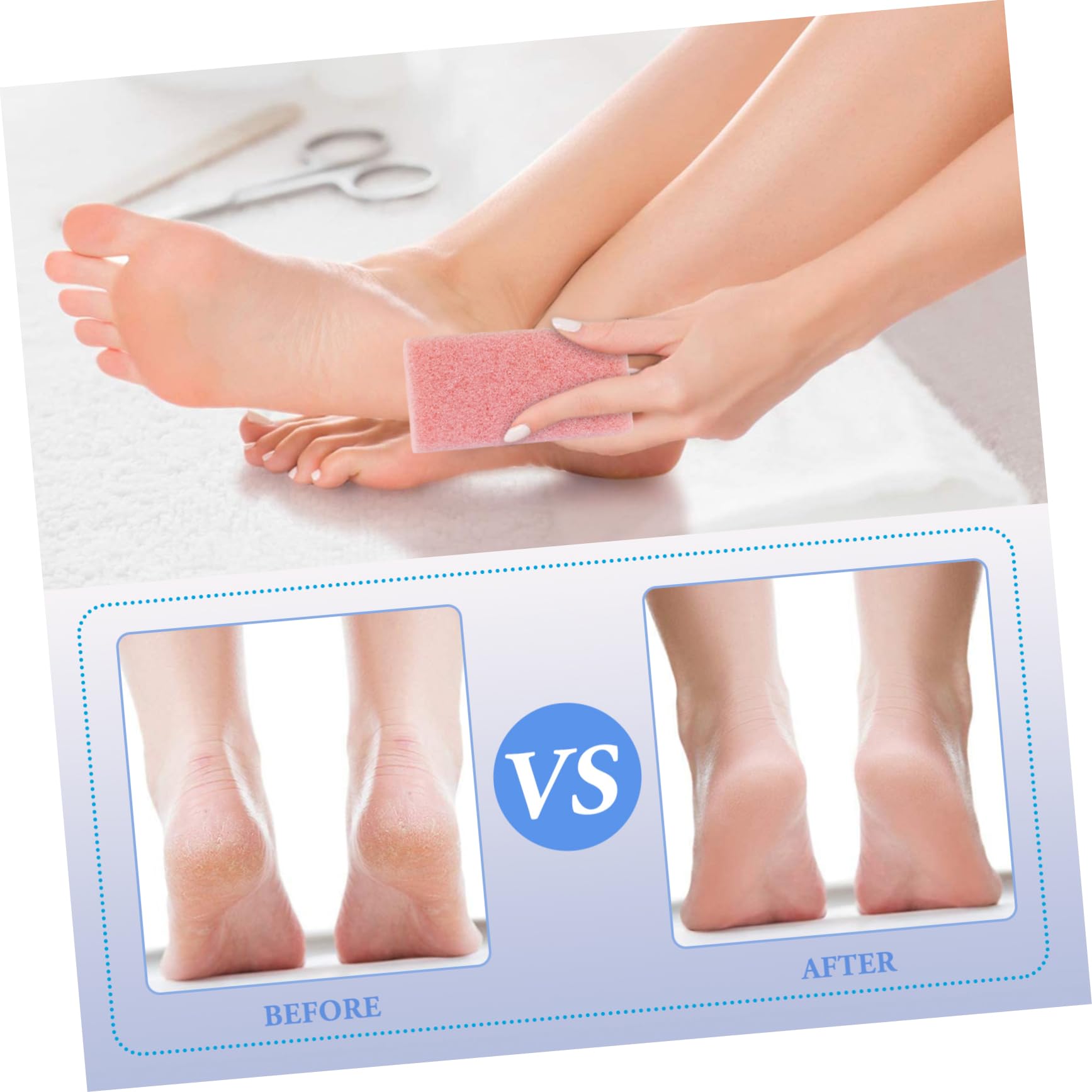 AUTSUPPL Dead Skin Removal Foot Scraper Pumice Stones Remover Foot File for Men Women Tools Random Color